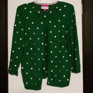 Talbots dressy button up tshirt.